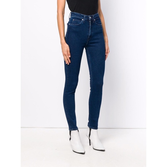 Calvin Klein Jeans High-Rise Skinny Jeans - Picture 1 of 9